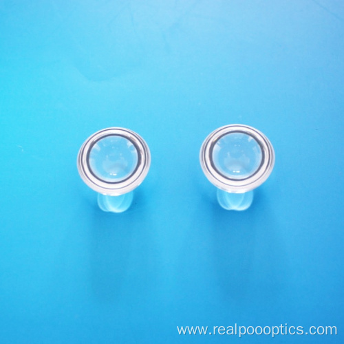 Sapphire half glass ball for fiber coupling